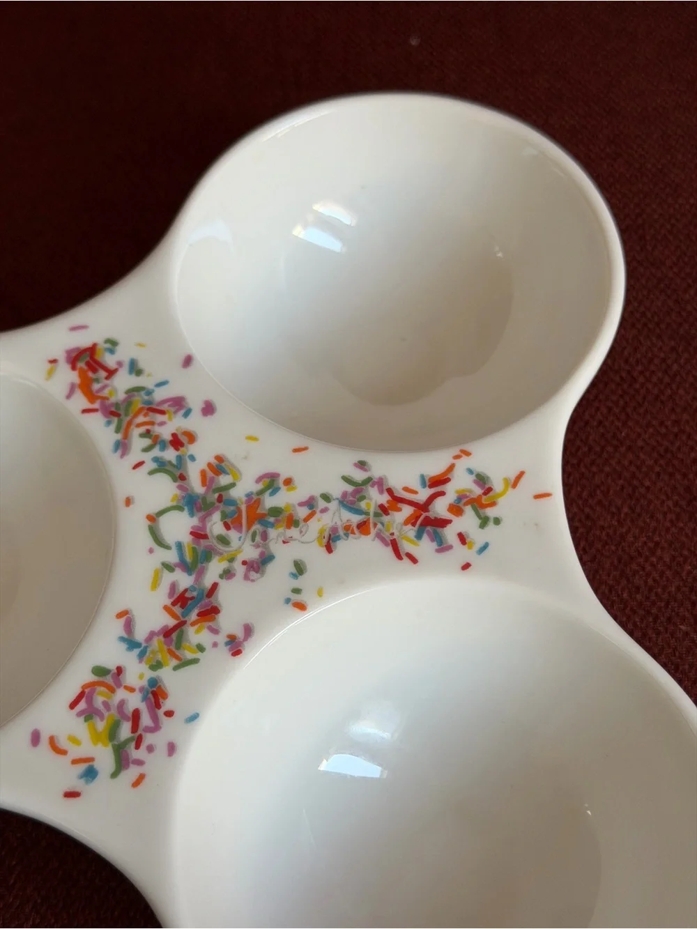 Jane Asher ‘Sprinkles’ Three Bowl Serving Caddy, 2007